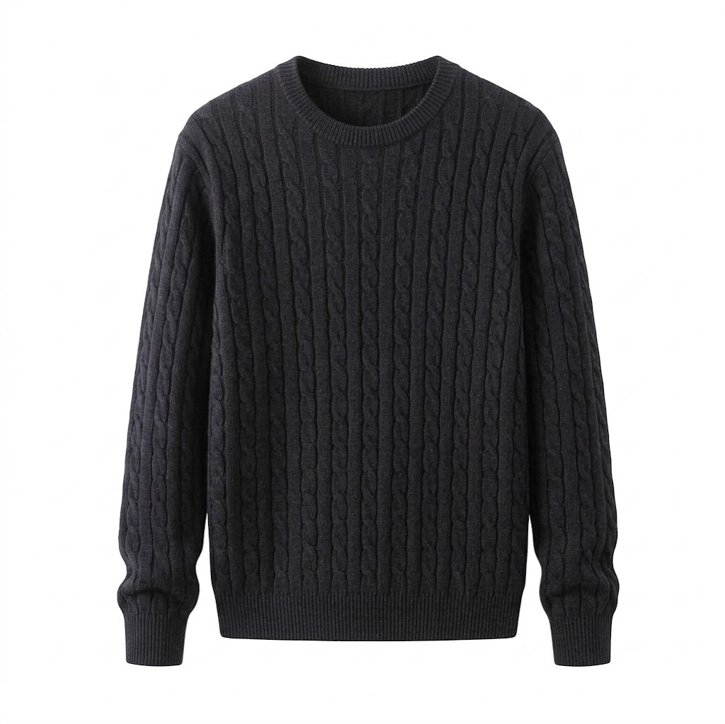 VOSMERE CABLE KNIT SWEATER