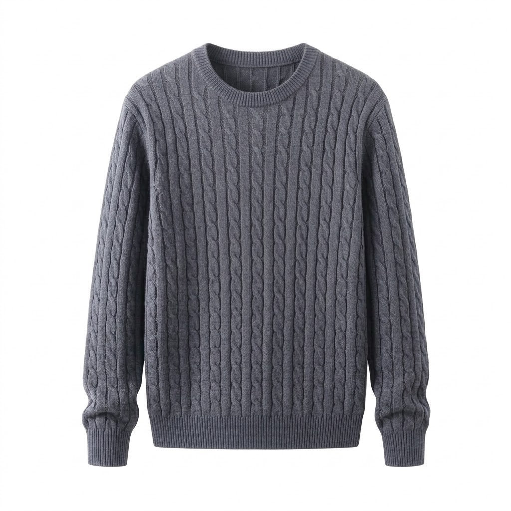 VOSMERE CABLE KNIT SWEATER