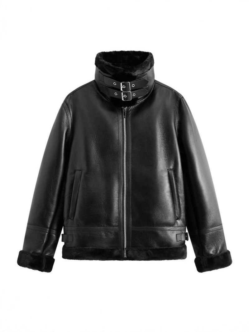 VOSMERE LEATHER JACKET FUR