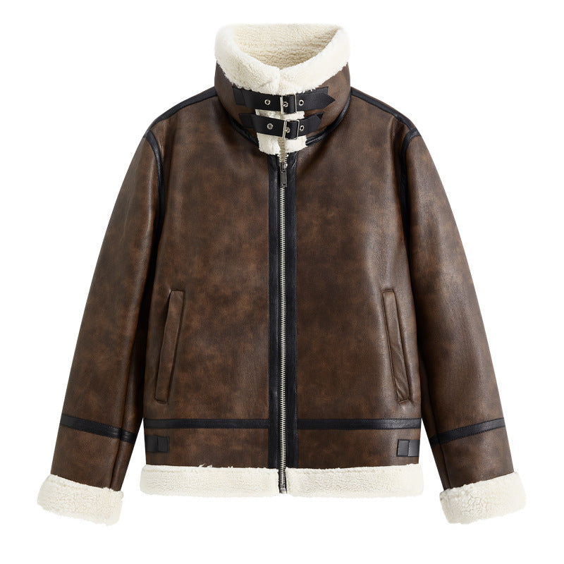 VOSMERE LEATHER JACKET FUR