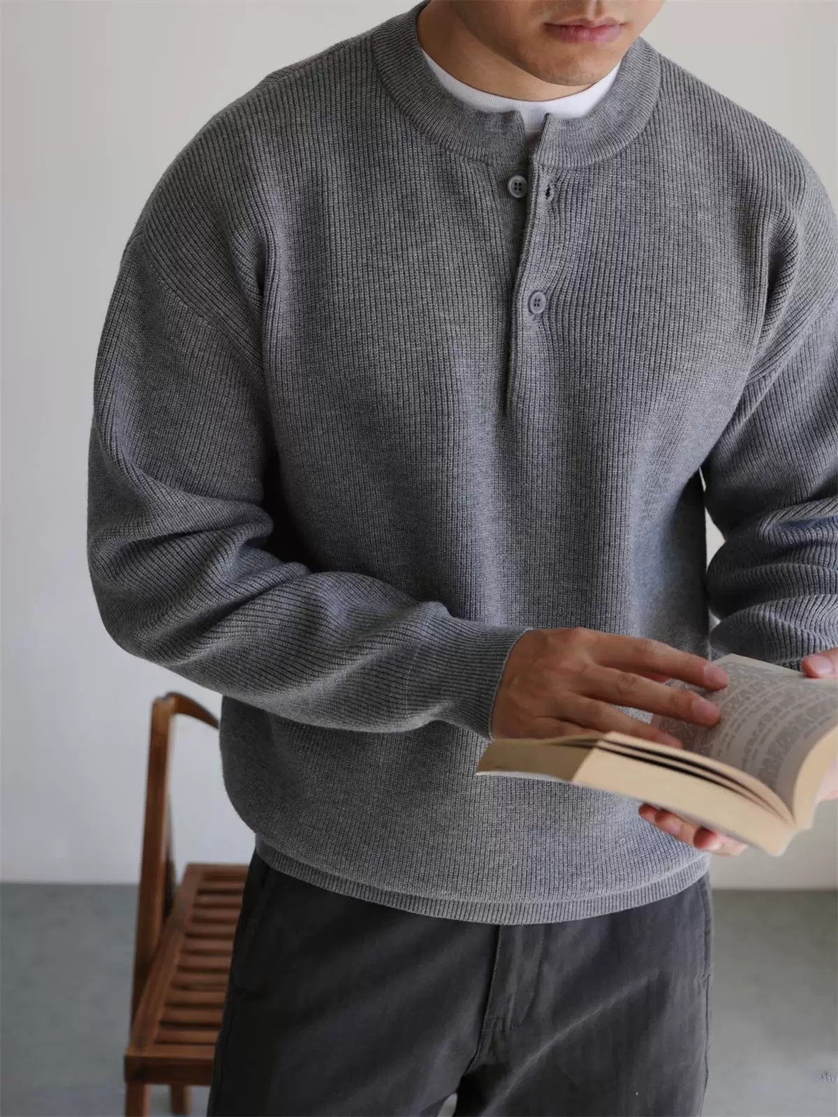 VOSMERE KNIT POLO SWEATER