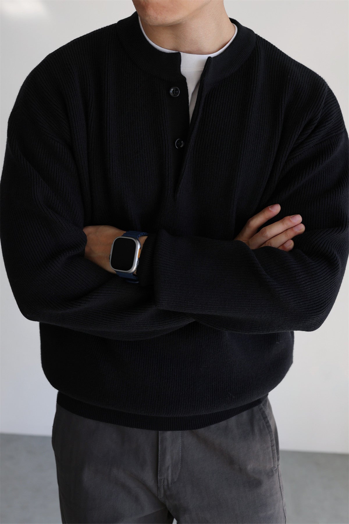 VOSMERE KNIT POLO SWEATER
