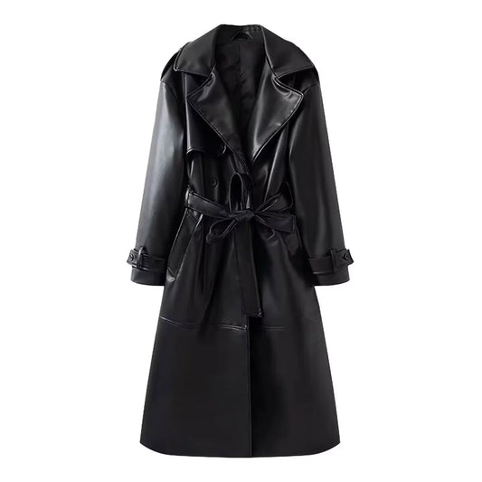 VOSMERE LEATHER COAT