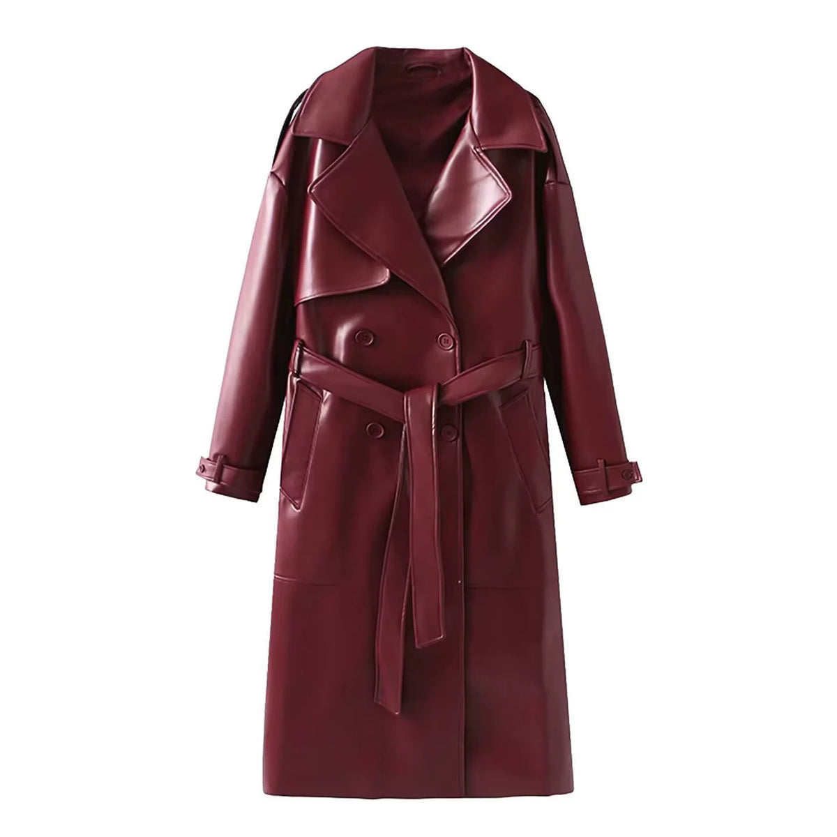 VOSMERE LEATHER COAT