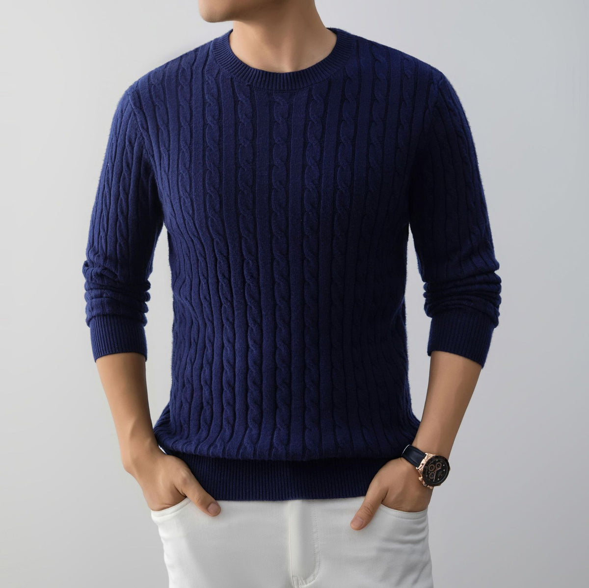 VOSMERE CABLE KNIT SWEATER